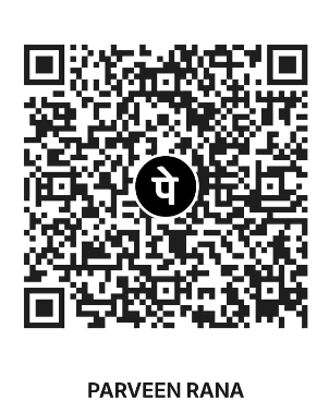 PhonePe QR code for Parveen Rana